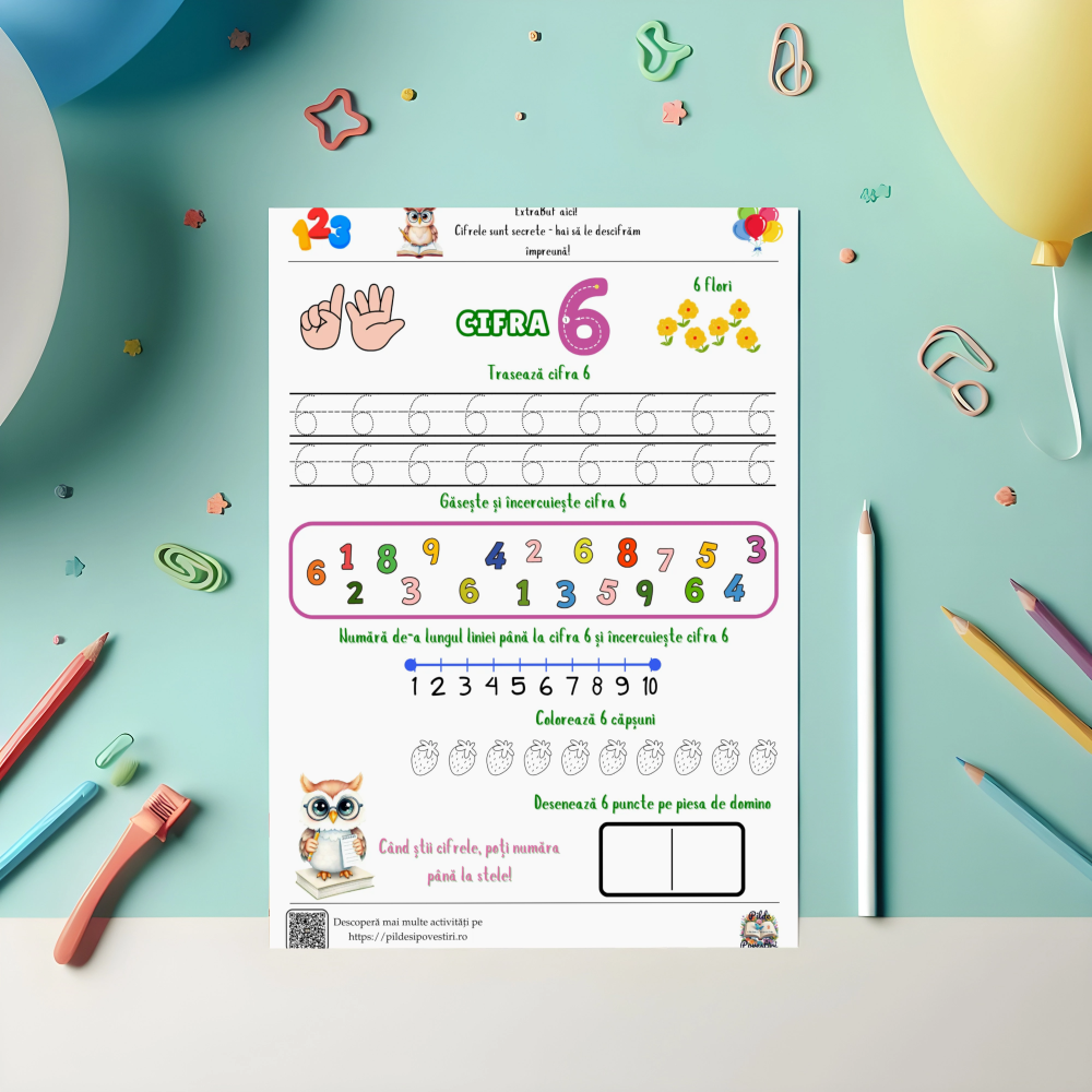 Hai să învățăm numerele de la 1 la 10 cu ExtraBuf