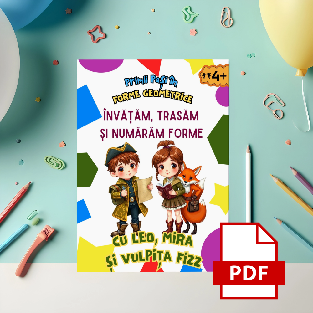 Învățăm Forme Geometrice cu Leo, Mira și Vulpița Fizz