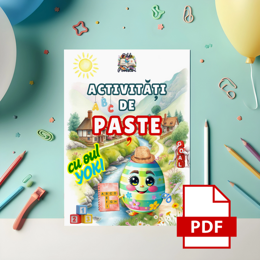 Activități de Paște cu Oul Yoki – Joc și Învățare! 🌸