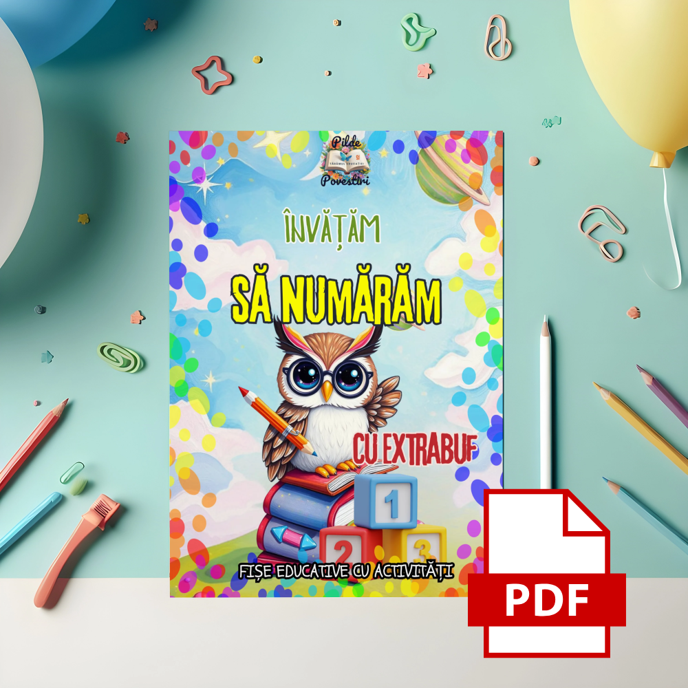 Hai să învățăm numerele de la 1 la 10 cu ExtraBuf