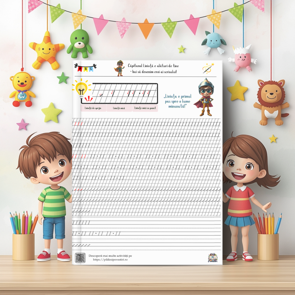 Mapa educativă ”Semne și litere de mână punctate”