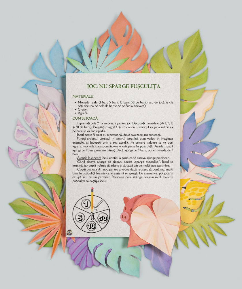 Lecții despre Bani - Fișe de lucru - PDF - Fișa 14