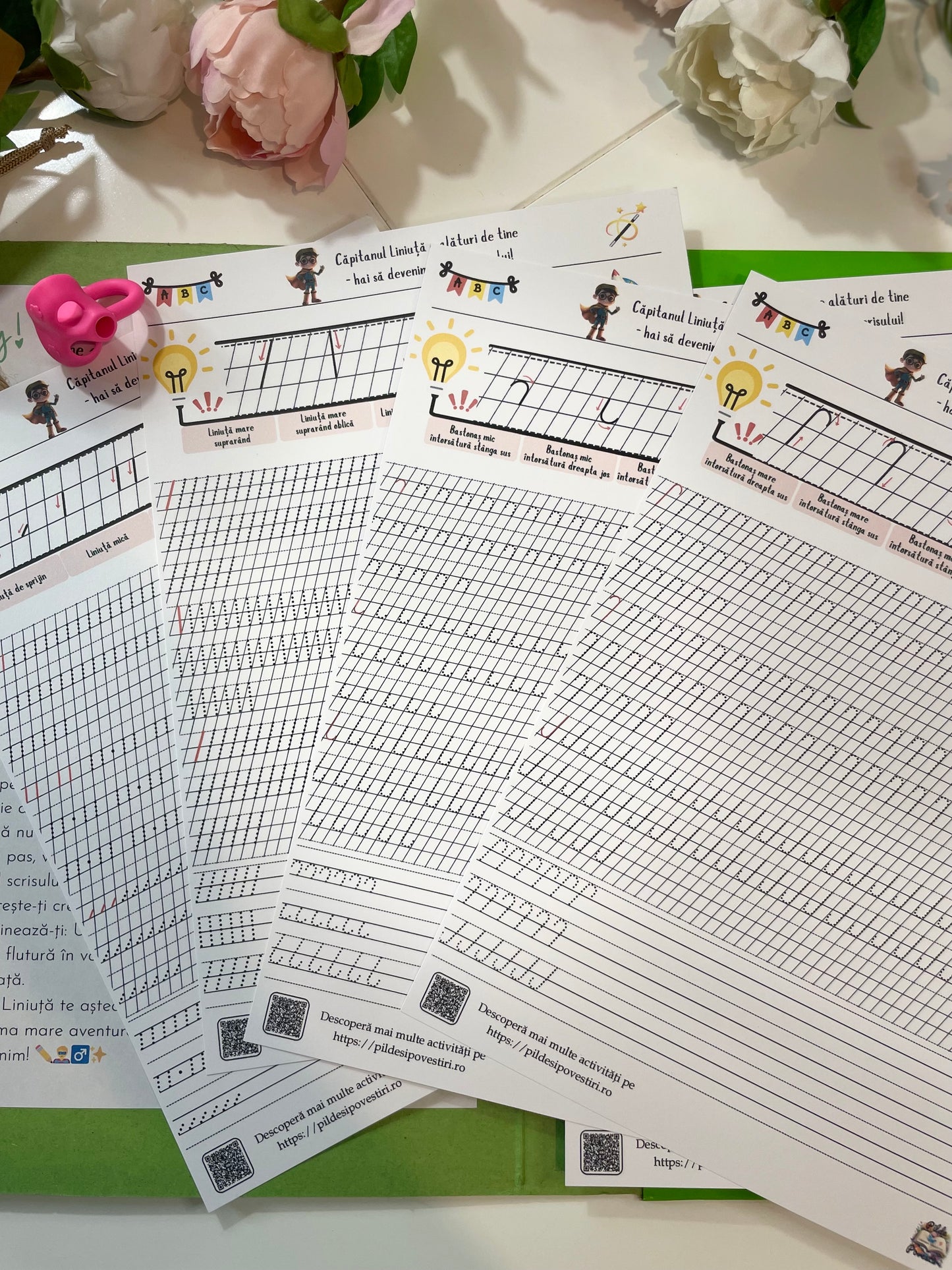 Mapa educativă ”Semne și litere de mână”