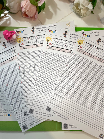 Mapa educativă ”Semne și litere de mână”