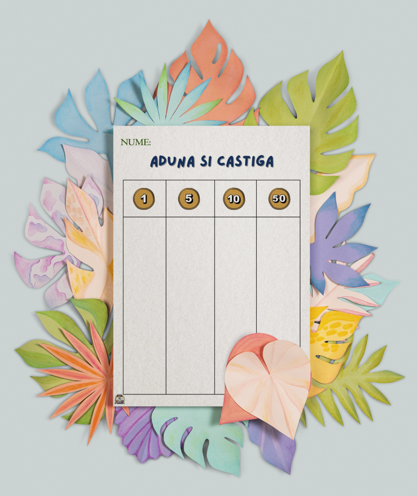 Lecții despre Bani - Fișe de lucru - PDF - Fișa 16