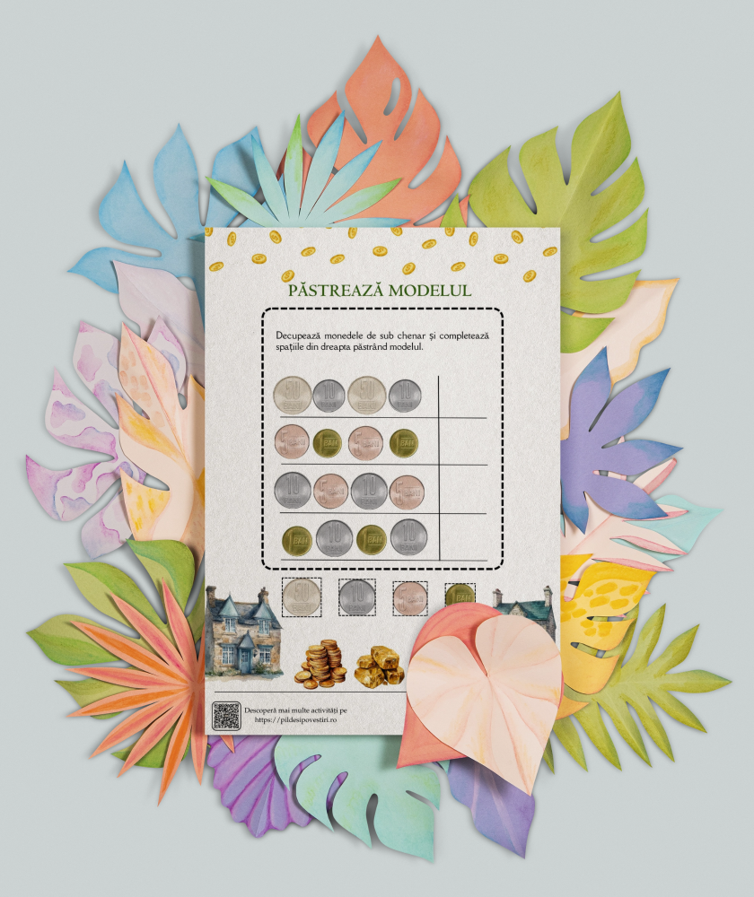 Lecții despre Bani - Fișe de lucru - PDF - Fișa 19