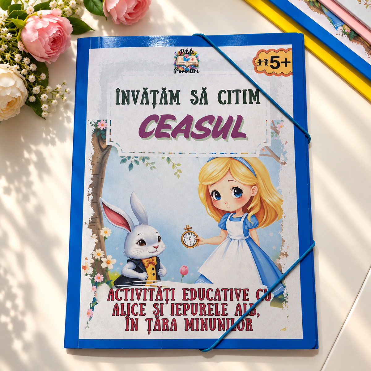 Mapa ” Învățăm să citim CEASUL”