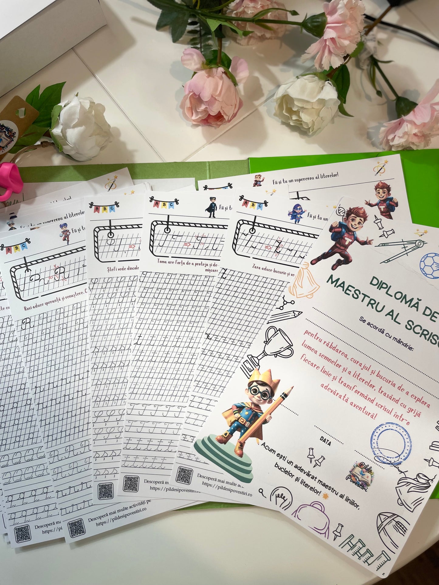 Mapa educativă ”Semne și litere de mână”