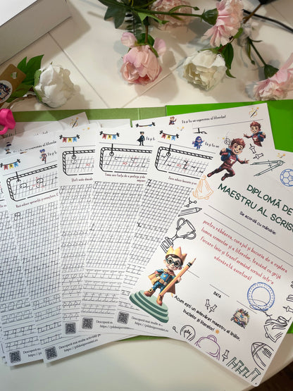 Mapa educativă ”Semne și litere de mână”