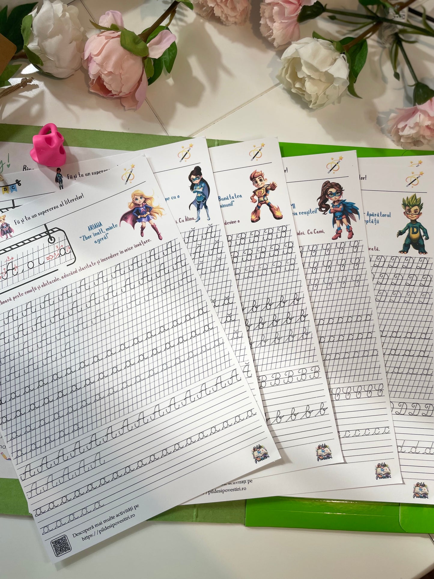 Mapa educativă ”Semne și litere de mână”