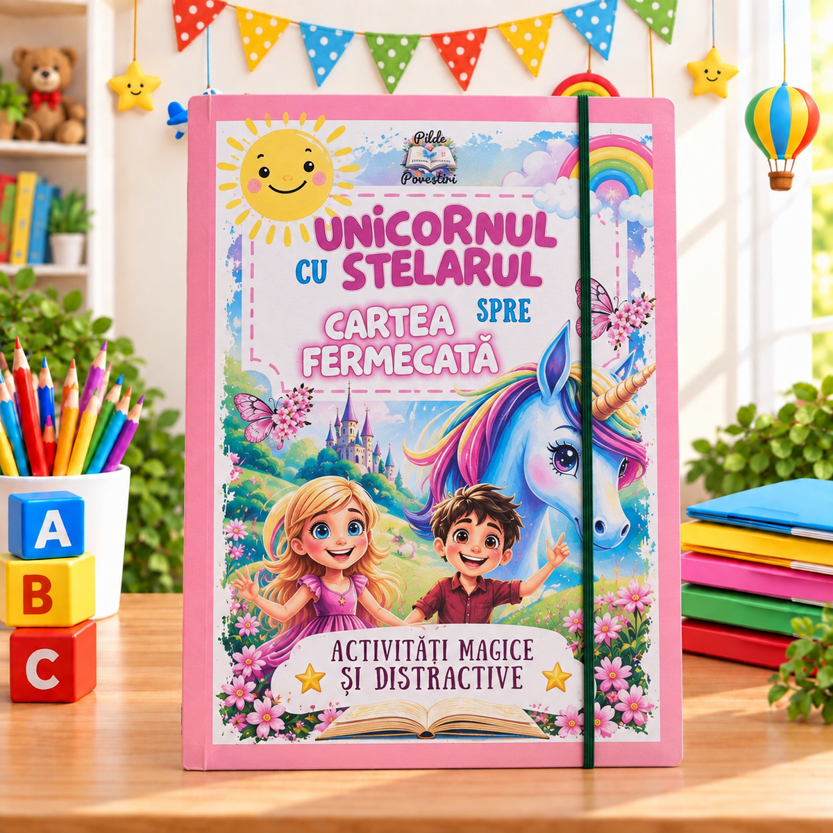 Mapa educativă: Regatul Unicornilor, În căutarea Cărții Fermecate