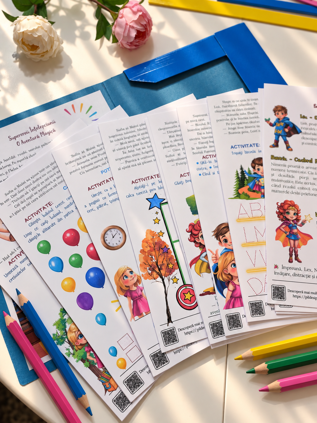 Mapa Educativă: SuperEroii Înțelepciunii – Aventuri Magice către Tărâmul Înțelepciunii!