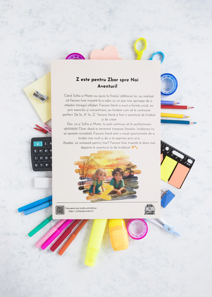 Fișe Educative Alfabet - Trasare litere - PDF - Fișa 7