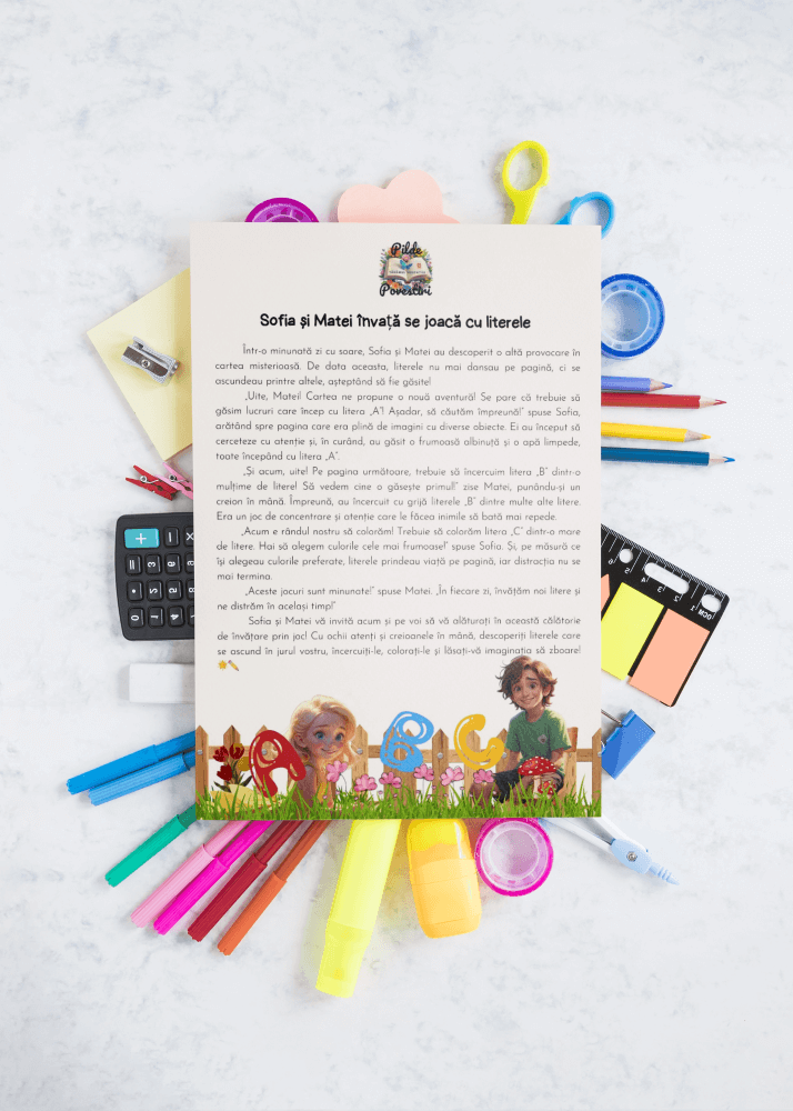 Fișe Educative Alfabet - Învățăm prin joacă - PDF - Fișa 2