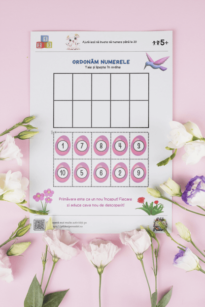 Fișe Educative Numere 1 - 20 - PDF - Capra cu trei iezi - Fișa 8