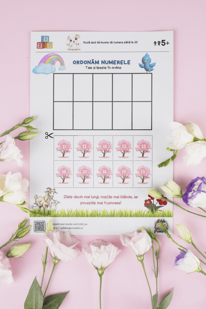 Fișe Educative Numere 1 - 20 - PDF - Capra cu trei iezi - Fișa 9