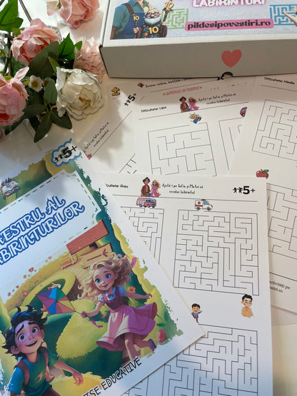 PROMO - Cutia Curioșilor - Matematică, Alfabet și Labirinturi - Clasa Pregătitoare