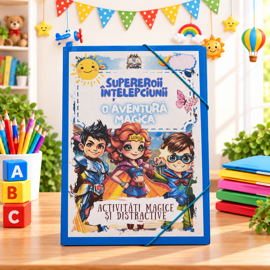 Mapa Educativă: SuperEroii Înțelepciunii – Aventuri Magice către Tărâmul Înțelepciunii!