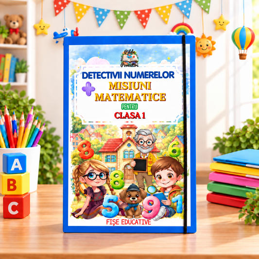 Mapa Educativă Detectivii Numerelor – Adunari si scaderi pentru Clasa I - Fise de Lucru