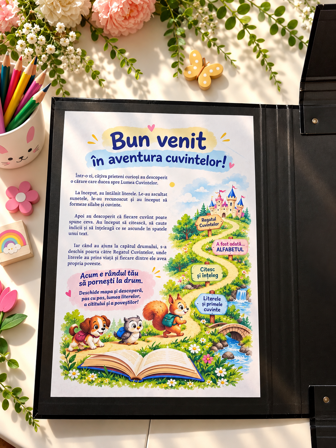 Citesc, Înțeleg și Descopăr – 3 Seturi de Fișe Educative, 128 de Pagini - Pilde și Povestiri
