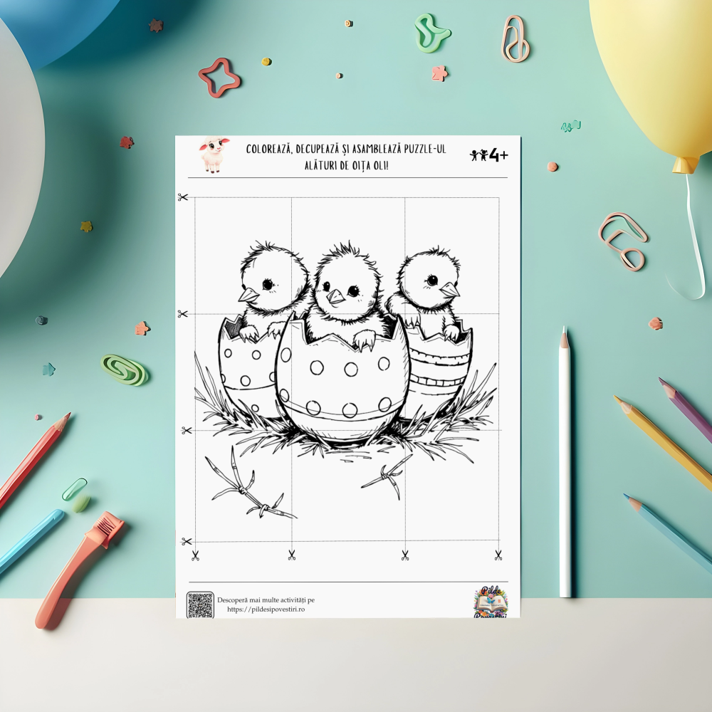 Rezolvăm Puzzle-uri cu Oița Oli!