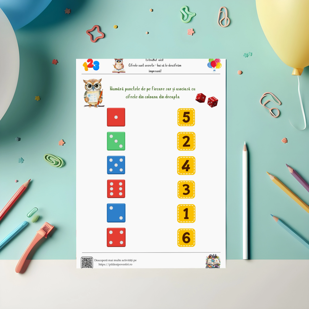 Hai să învățăm numerele de la 1 la 10 cu ExtraBuf