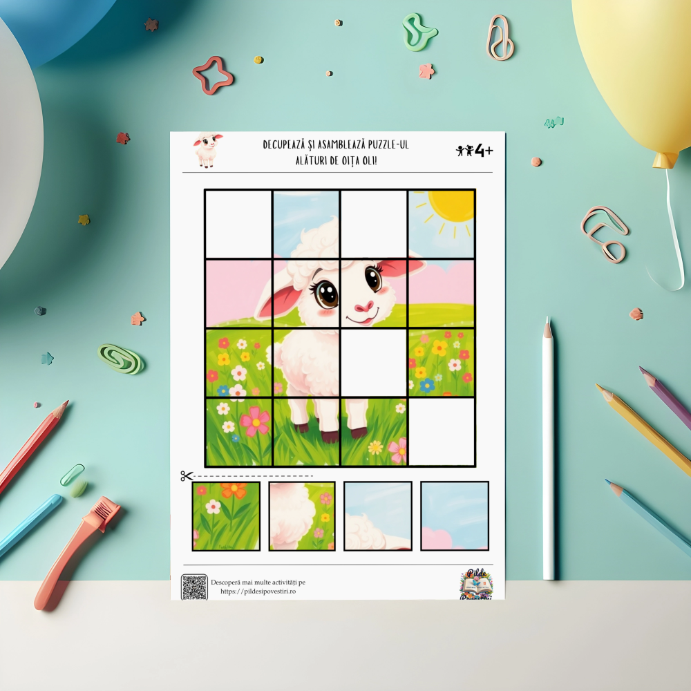 Rezolvăm Puzzle-uri cu Oița Oli!