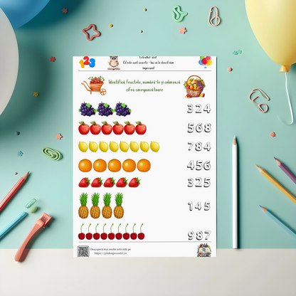 Hai să învățăm numerele de la 1 la 10 cu ExtraBuf