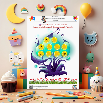 Cutia cu Fișe și Supereroi – Litere, Cifre și Forme!