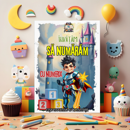 Cutia cu Fișe și Supereroi – Litere, Cifre și Forme!