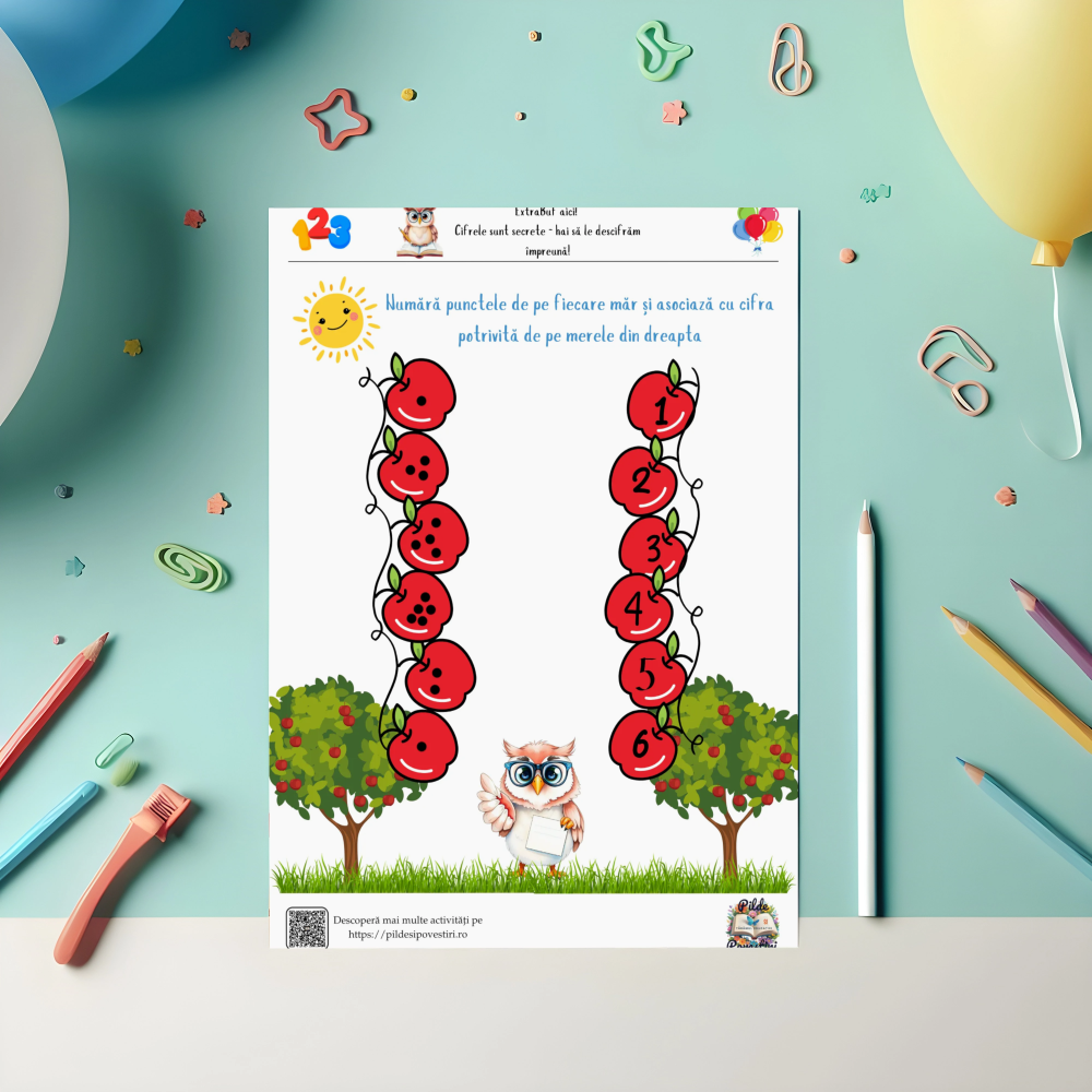 Hai să învățăm numerele de la 1 la 10 cu ExtraBuf