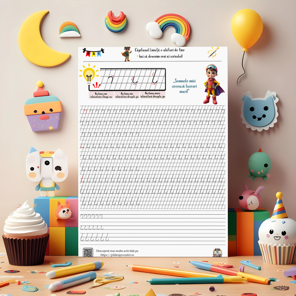 Mapa educativă ”Semne și litere de mână”