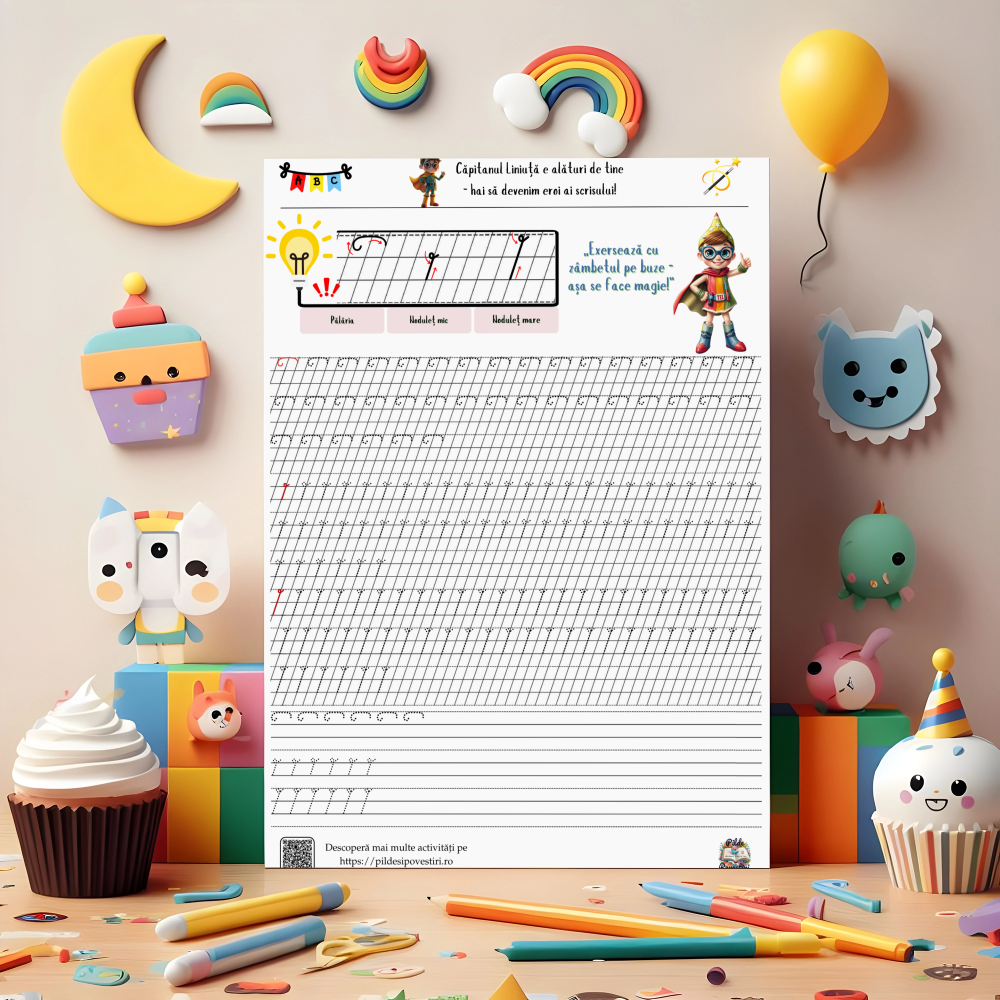 Mapa educativă ”Semne și litere de mână”