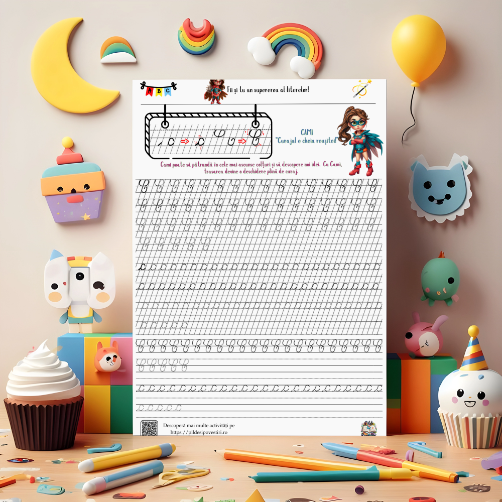 Mapa educativă ”Semne și litere de mână”