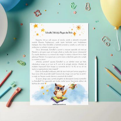 Hai să învățăm numerele de la 1 la 10 cu ExtraBuf