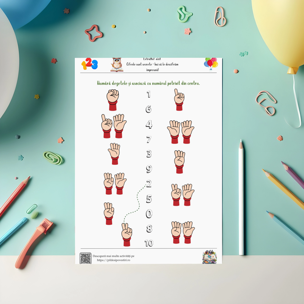 Hai să învățăm numerele de la 1 la 10 cu ExtraBuf