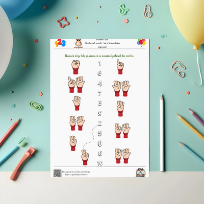 Hai să învățăm numerele de la 1 la 10 cu ExtraBuf