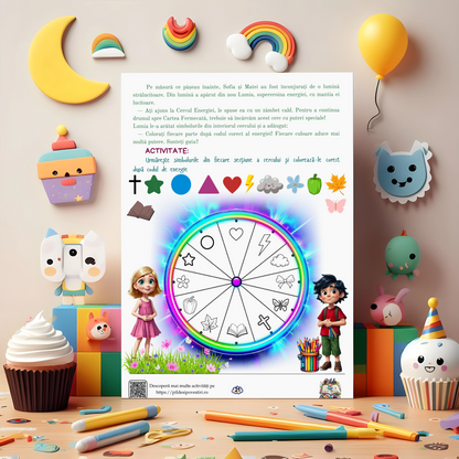 Mapa Educativă: SuperEroii Înțelepciunii – Aventuri Magice către Tărâmul Înțelepciunii!