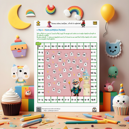 Mapa Educativă ”Curaj Prieteni, Putem Învăța Matematica”