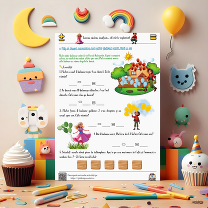 Mapa Educativă ”Curaj Prieteni, Putem Învăța Matematica”