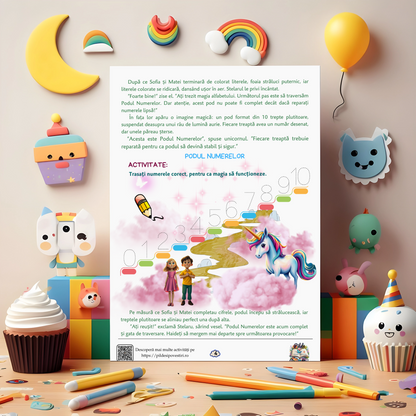 Mapa educativă: Regatul Unicornilor, În căutarea Cărții Fermecate