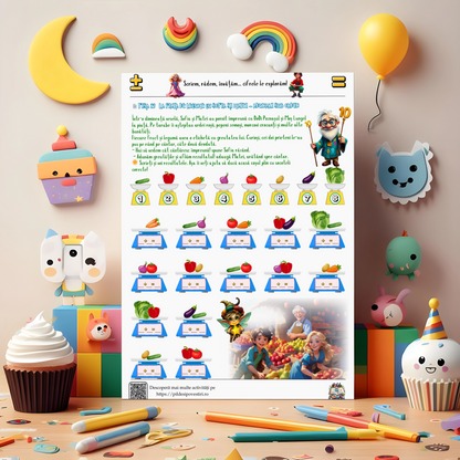 Mapa Educativă ”Curaj Prieteni, Putem Învăța Matematica”