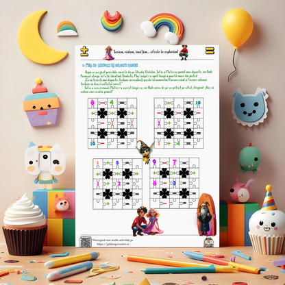 Mapa Educativă ”Curaj Prieteni, Putem Învăța Matematica”