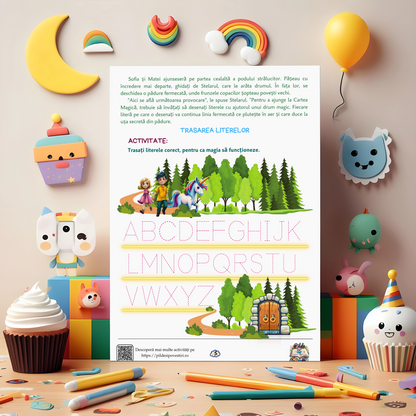 Mapa educativă: Regatul Unicornilor, În căutarea Cărții Fermecate