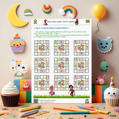 Mapa Educativă ”Curaj Prieteni, Putem Învăța Matematica”