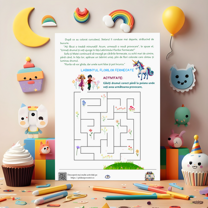 Mapa educativă: Regatul Unicornilor, În căutarea Cărții Fermecate