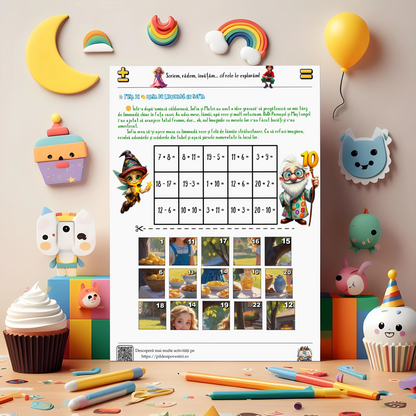 Mapa Educativă ”Curaj Prieteni, Putem Învăța Matematica”