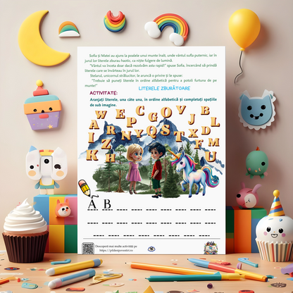 Mapa educativă: Regatul Unicornilor, În căutarea Cărții Fermecate