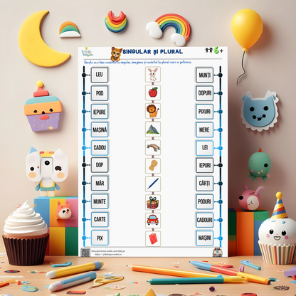 Mapa Educativă: Învățăm să citim – O aventură cu animăluțe și litere