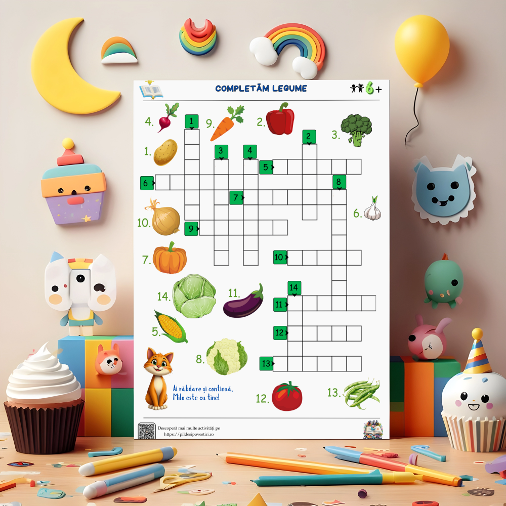 Mapa Educativă: Învățăm să citim – O aventură cu animăluțe și litere